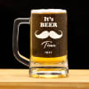 It's Beer Time Personalized Beer Mug Online