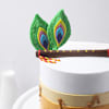 Shop Janmashtami Flute And Feather Cake
