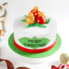 Gift Jingle Bell Semi Fondant Cake (1 kg)