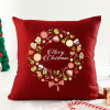 Gift Joyful Christmas Maroon Cushion Cover