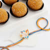 Joyful Ganesha Rakhi And Besan Laddoo Online