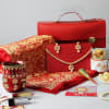 Karwa Chauth Gift Bag With Dupatta And Pooja Samagri Online
