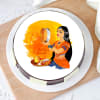 Buy Karwa Chauth Theme Poster Cake (1 Kg)