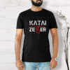 Katai Zeher Half Sleeve Men's T-Shirt - Black Online