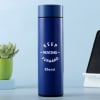 Gift Keep Moving Personalized Stainless Steel Water Blue Bottle (350 ml)