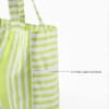 Shop Key Lime Splash Cotton Tote Bag