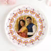 Buy Khushiyon Ki Diwali Personalized Sublimated Plate With Stand