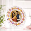 Khushiyon Ki Diwali Personalized Sublimated Plate With Stand Online
