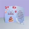 Gift Kids Balloons Personalized A5 Birthday Laminated Card