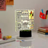 Gift Kids Personalized Planner Black Base LED Lamp