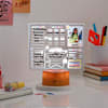 Kids Personalized Planner Brown Base LED Lamp Online