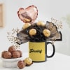 Gift King Of Dads Personalized Mug And Chocolate Combo