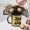 Shop King Of Dads Personalized Mug And Chocolate Combo