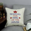 King of The House Customized Cushion Online