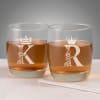King & Queen Personalized Whiskey Glasses Online