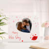 Kiss Day Personalized Wooden Frame Online