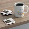 Kiss under the Lampost Personalized Birthday Mug Coasters combo Online