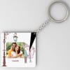 Gift Kiss Under the Lamppost Personalized Keychain & Mug Combo