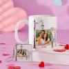 Kiss Under the Lamppost Personalized Keychain & Mug Combo Online