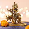 Gift Krishna Idol With Dharwad Peda