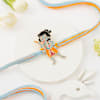 Gift Krishna Rakhi With Kaju Katli