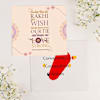 Buy Kundan And Pearl Work Bhaiya Bhabhi Rakhi Hamper