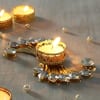 Buy Kundan Decorated Tea-Light Candle