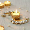 Kundan Decorated Tea-Light Candle Online