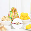 Kundan Grace Rakhi Hamper Online