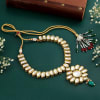 Buy Kundan Necklace Set with Earrings