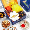 Kundan Pearl Rakhi Hamper Online