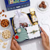 Kundan Rakhi And Dry Fruits Hamper Online