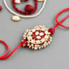 Gift Kundan Rakhi N Personalized Grooming Kit