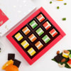 Buy Kundan Rakhi Set Of 4 And Assorted Chocolates
