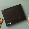 Shop Kundan Rakhi With Personalized Leather Wallet