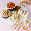 Kundan Rakhis With Dry Fruits Online