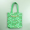 Buy Ladybugs Print Canvas Tote Bag - Green