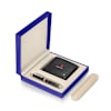 Shop Lapis Bard Ballpoint Pen And Mayfair Coin Pocket Wallet - Black