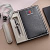 Lapis Bard Contemporary Dark Pen Ans Mayfair Leather Notebook - Black Online