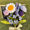 Gift Lavender Crochet Flower Bouquet - Single Piece