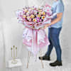 Buy Lavish Blooms Women's Day Bouquet With Metal Stand