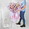 Shop Lavish Blooms Women's Day Bouquet With Metal Stand