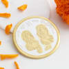 Laxmi Ganesha Gold Plated Silver Coin (5 gm) Online