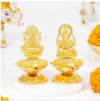 Laxmi Ganesha Pair Metal Diya Online