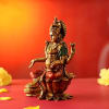 Buy Laxmi Mata idol in Rustic Gold Finish