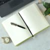 Gift Leafy Personalized Green Diary