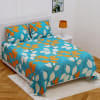 Leafy Stalks Print Fitted Double Bedsheet Online