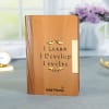 Gift Learn Develop Evolve Personalized Pocket Notebook