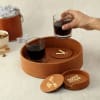 Shop Leather Ice Bucket And Coaster Set - Personalized