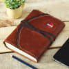 Gift Leather Journal with Belt Closure - Customized with Logo